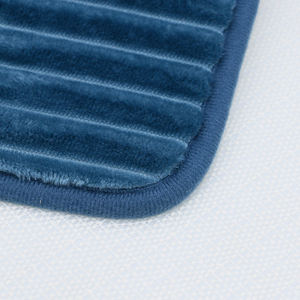 พรมห้องน้ำลายปลาเขตร้อนทันสมัย ลายปลาดาวและเปลือกหอย รูปทรงสี่เหลี่ยมผืนผ้า ทำจากเมมโมรี่โฟมหนานุ่ม ผ้าขนแกะปะการัง ซักได้ กันลื่น เหมาะสำหรับโรงแรม - Product Image 4