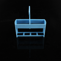 Plastic 12 24 Microscope Slides Staining Jars Group with 1 Rack and 12 Containers Staining Station Set