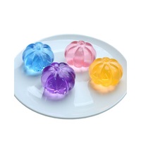Nouveauté : Jouet anti-stress transparent en gelée souple en forme de tête de citrouille d'Halloween pour filles de 14 ans et plus, idéal comme cadeau de fête