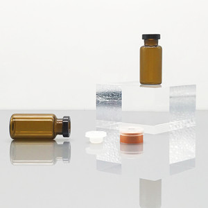 Botellas de Vidrio para Laboratorio al por Mayor, Transparentes, de 1ml y 3ml, para Polvo Liofilizado, Soluciones y Té - Product Image 1