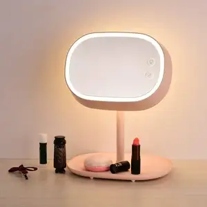 De gros lampe maquillage bureau-Lampe LED 2 en 1 pour maquillage, lumière sur pied, Portable, pour cosmétique, miroir, lampe de Table