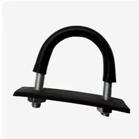 Collier de serrage en U en plastique avec colle, support de tuyau en U, suspension marine, attache rapide pour tuyaux