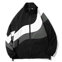 Blouson Bomber Léger 100% Nylon Ripstop Homme Streetwear Imprimé Résistant à l'Eau Extérieur Softshell Fermeture Éclair Personnalisé