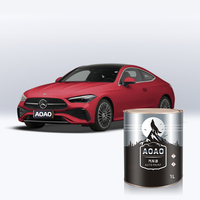 Peinture de réparation automobile couleur d'origine, liquide, polyuréthane, finition métallisée pour carrosserie de voiture Benz CLE
