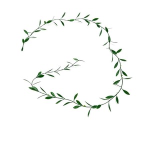 Xiaoyu Floral Art Artificial Willow <b>Branches</b> <b>Light</b> Green Dark Green Plastic Hanging Basket Vines Ceiling Decoration Single - Product Image 3