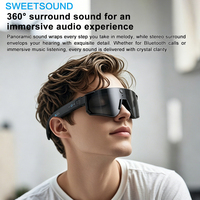 Lunettes de soleil avec caméra IA 8MP, lunettes intelligentes Bluetooth, assistant vocal, traduction en 165 langues
