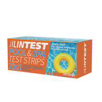 Bandelettes de test d'eau portables 7 en 1, 100 pièces, accessoires OEM pour piscine, spa, bain à remous, test du chlore et du pH