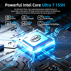 Neuer Intel Core I7 155H 16-Kern Gaming-PC DDR5 M.2 <span class=keywords><strong>SSD</strong></span> WiFi6 4K-Display KI Linux Win11 - Product Image 3
