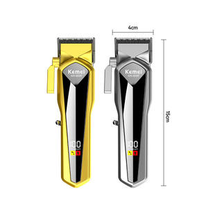 เครื่องตัดผม Kemei รุ่น KM-8539 มอเตอร์ไร้แปรงถ่าน 7000-9000 รอบต่อนาที หน้าจอ LCD ชาร์จผ่าน USB สำหรับใช้ในร้านเสริมสวย - Product Image 3