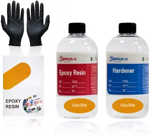 Epoxy Resin Casting and Coating Starter Kit- 34 oz kit for Art Coating Casting Jewelry Making, River Table, Countertop