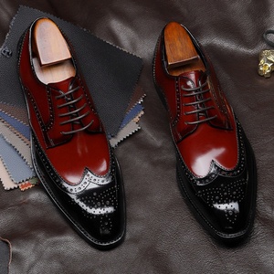 Zapatos Oxford de Cuero Genuino para Hombre, Formales y Casuales, para Oficina, Bodas, Otoño, Impermeables, Transpirables, Hechos a Mano - Product Image 4