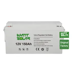 Solar Battery 12v Gel 60ah 100ah 120ah 150ah 200ah 250ah High Quality Gel Battery Lead Acid Batteries