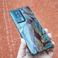Usine directe cristal coloré 3D HD clair Anti-empreintes digitales peau personnalisable Mobile autocollant Ultra clignotant tablette couverture arrière