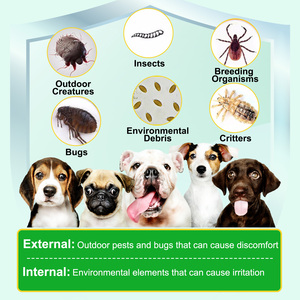 Oimmal Suplemento Natural de Vitaminas para Exteriores, Desparasitante Puro y Saludable, Masticables para la Prevención de <span class=keywords><strong>Pulgas</strong></span> y Garrapatas para Perros - Product Image 4