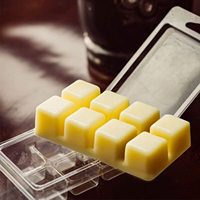 Boîtes à bougies transparentes en blister carrées à 6/8 compartiments, personnalisables en direct d'usine, avec couvercle, contenants en plastique de qualité alimentaire
