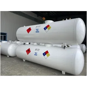 China Fabricação de Recipiente De Armazenamento De GLP 20 toneladas de GLP Gás Do Tanque Do ISO