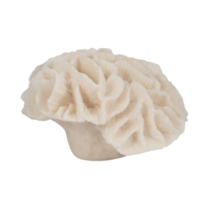 Scultura in resina a forma di petalo di corallo per decorazioni domestiche, ornamento costiero, bagno, ufficio, soggiorno - Product Image 1