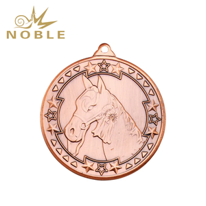 Noble Bronze Tri Star Cheval Médaille Bronze Personnalisé En Alliage <span class=keywords><strong>De</strong></span> Zinc Métal Prix Médailles <span class=keywords><strong>De</strong></span> <span class=keywords><strong>Course</strong></span> <span class=keywords><strong>De</strong></span> <span class=keywords><strong>Chevaux</strong></span> Équestres Avec Ruban - Product Image 1