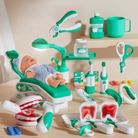 Samtoy Ensemble de jouets de simulation électrique 28 pièces, Thème Médical et Scientifique, pour jeu de rôle et maison de jeu intérieure, Jouet de docteur et dentiste pour enfant