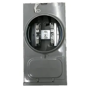 three Meter Socket electrical meter socket center