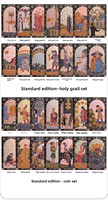 Jeu de tarot papillon de haute qualité en cuir véritable avec feuille d'or, 78 cartes, manuel d'instructions pour débutants