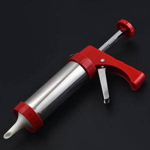 En gros DD1020 Ensemble d'outils décoratifs pour biscuits classiques, comprenant un pistolet de pressage, des disques pochoirs et des emporte-pièces en acier inoxydable pour la pâtisserie - Product Image 3