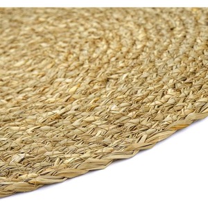Mantel Individual <span class=keywords><strong>de</strong></span> bambú Natural <span class=keywords><strong>de</strong></span> estilo japonés tejido a mano, mantel <span class=keywords><strong>de</strong></span> paja <span class=keywords><strong>de</strong></span> mimbre trenzado bohemio para comedor, boda, hogar y vacaciones - Product Image 4
