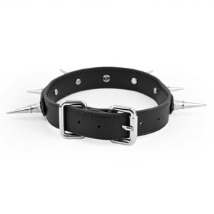 Stylish Spiky Bondage <b>Harness</b> with Leash Adjustable PU <b>Leather</b> Chest Restraint Set Fetish Costume for Couples - Product Image 3