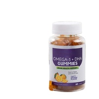 Prix d'usine – Gommes végétariennes équilibrées pour la santé des graisses, enrichies en huile de poisson, EPA, DHA, vitamines et oméga 3 pour la fonction cérébrale des enfants