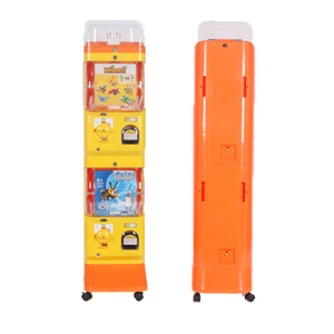China Factory New Model Mini Plastic 2 Double Layers <strong>Toys</strong> Vending Machine Capsule Dispenser - Product Image 3