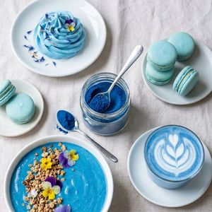 Extrait de spiruline bleue de haute pureté, qualité alimentaire, pigment bleu naturel E18 E25 E30 E40, soluble dans l'eau, fourni par l'usine - Product Image 4
