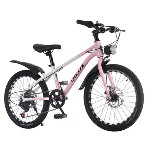Vélo de montagne pour enfants de qualité professionnelle, cadre en acier à haute teneur en carbone, frein à disque, amortisseur, hauteur réglable, 18/20/22/24 pouces - Product Image 1