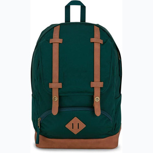 Sac à dos en cuir grande capacité pour hommes, sacs d'école vintage, sac à dos imperméable de haute qualité pour ordinateur portable - Product Image 1