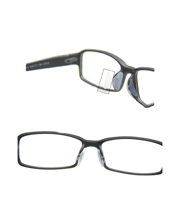 Almofadas nariz autoadesivas para óculos, esponja ótica e macia para óculos de sol, com espuma adesiva