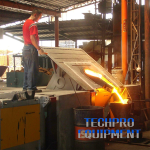 Horno de Fusión por Inducción de Alto Rendimiento de 2T 4T 6T, Horno de Fusión de Aluminio para Fundición de Piezas Automotrices - Product Image 4