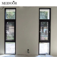 Fenêtres à battants UPVC personnalisées pour la maison fenêtre coulissante en PVC à profil fixe pour balcon avec obturateur et écran
