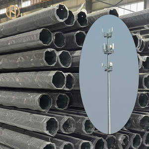 FUTAO <strong>15m</strong> 30m Steel Monopole Cell Phone <strong>Pole</strong> <strong>Antenna</strong> Signal Transmission Telecom <strong>Communication</strong> <strong>Tower</strong> - Product Image 3