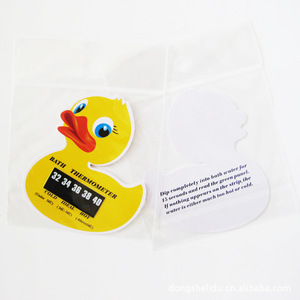 HTM138 Factory Direct bebê banho tubo com termômetro água temperatura teste cartão doméstico Cartoon termômetro adesivo - Product Image 4