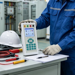 Voltmètre et ampèremètre numériques portables multifonctionnels à trois pinces pour la qualité de l'énergie des circuits AC - Product Image 1