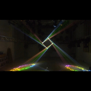 295W Beam Spot Moving Head Professional Stage <b>Light</b> with RGBWA LED DMX512 Control <b>Rainbow</b> Effect for DJ Party Club Use - Product Image 4