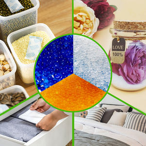 फूड ग्रेड सफेद सिलिका जेल का आकार: 2-4 मिमी 1 किलो सिलिका जेल पैक ड्रायर खाद्य फूल सुखाने के लिए 5 किलो 60 500 ग्राम - Product Image 5