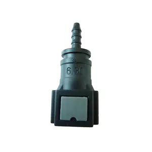 Conector rápido de linha de combustível, fêmea de 6.3mm-id3, conector reto