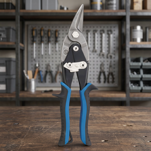 Ciseaux et cisailles FERVI pour tôles, pour gaucher, longueur 245 mm, dureté 50-52 HRC, poids 0,41 kg - Product Image 3