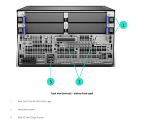 เซิร์ฟเวอร์ HPE ProLiant MicroServer Gen11 ซีออน 6300-series E-2400 Pentium Gold Processor รุ่น Ultra Tower Microserver - Product Image 3