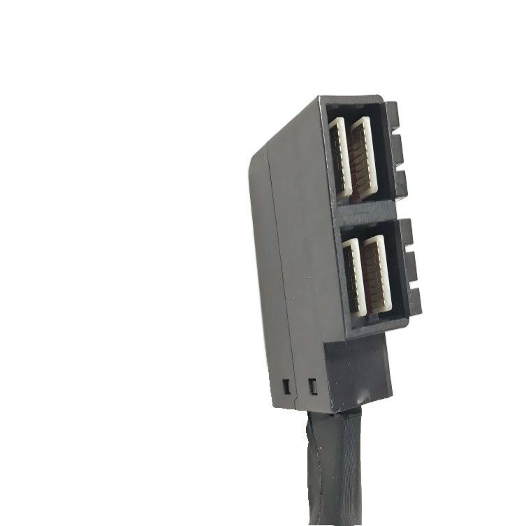 HONPNK High-Speed Data Transfer Mini SAS SFF 8643 8i SFF 8643 8i 0.71m PVC Pure Copper Wires for Controllers Backplanes