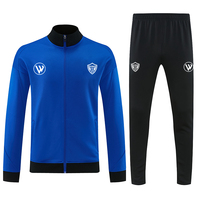 Nueva Temporada, Chaqueta de Fútbol Transpirable 100% Poliéster al por Mayor, Ropa Deportiva con Cierre de Cremallera y Estampado por Transferencia Térmica para Hombre