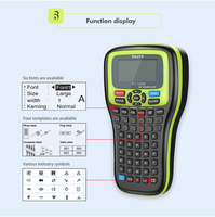Imprimante thermique portable de codes-barres PUTY pour petit bureau, machine à étiquettes avec coupe automatique pour papier jusqu'à 12 mm, en stock