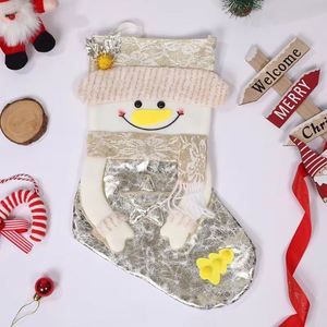 New Best-Selling Soft Eco-Friendly Polyester Fiber Christmas Stocking Candy & Gift Bags - Product Image 4