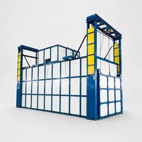 Four de traitement thermique à profilés en aluminium sur chariot 36 cadres, 172 kW, 380 V, PLC, T5 T6, pour l'Afrique