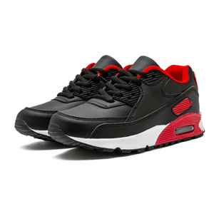 Chaussures de sport pour enfants, dessus synthétique, doublure en mesh, semelle extérieure en caoutchouc, semelle intermédiaire en EVA, coussin d'air, baskets de course pour garçons et filles - Product Image 1